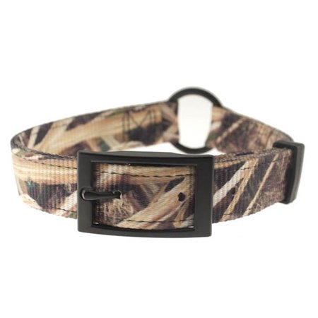 LEATHER BROTHERS 1 x 21 in Restricting Collar Nylon Blades Camo Collar 123NBD21
